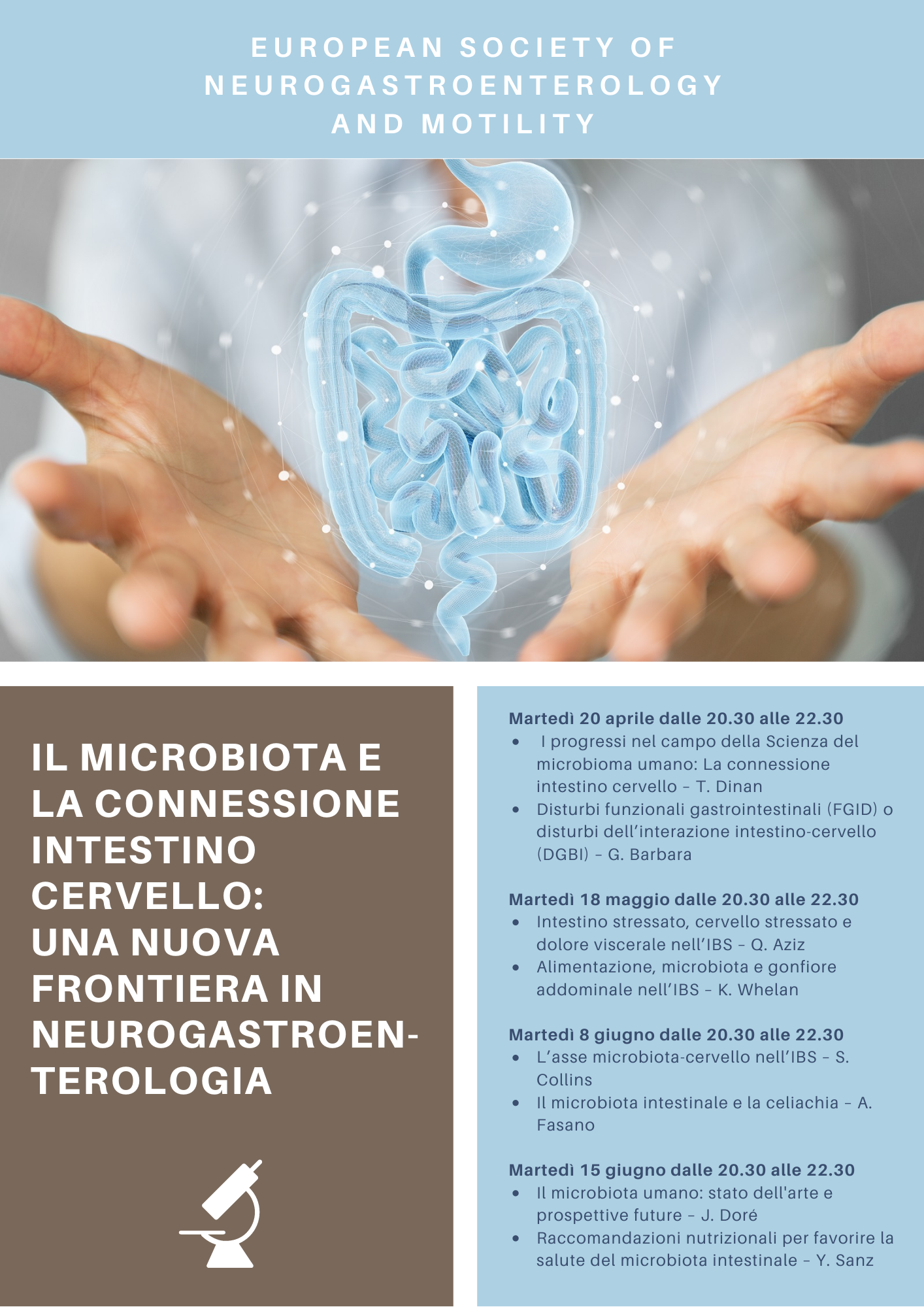 Il microbiota e la connessione intestino cervello: una nuova frontiera in neurogastroenterologia